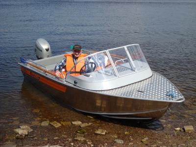Лодка алюминиевая Wellboat-45i